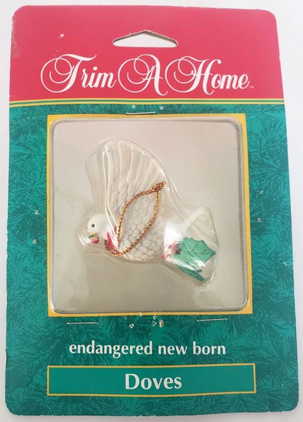 Trim A Home Endangered New Born Doves Ornament