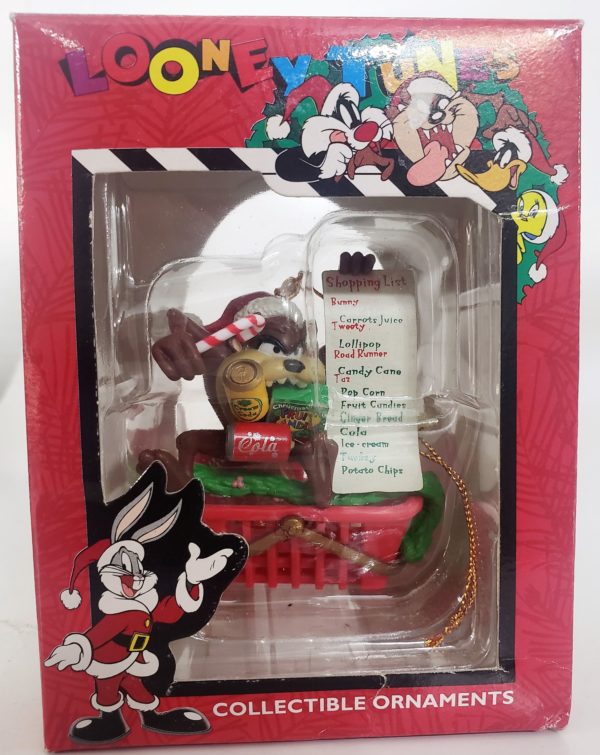 Looney Tunes Collectible Ornament - Taz Goes Grocery Shopping