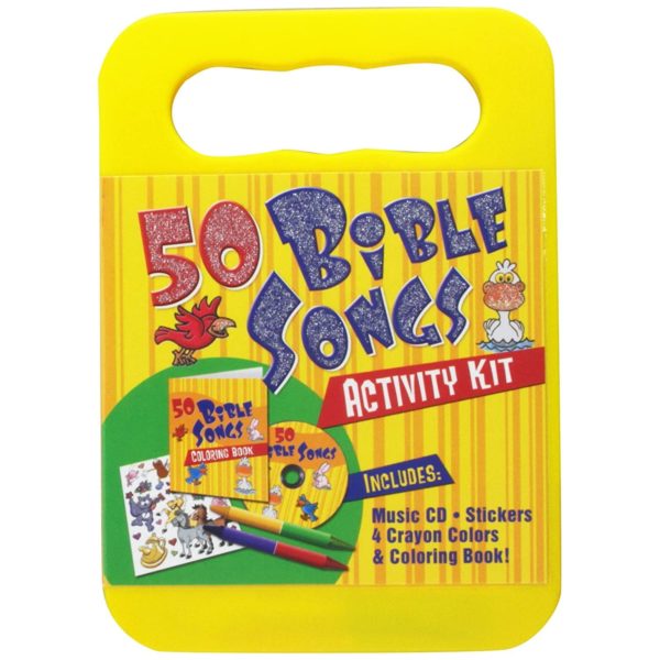 50 Bible Songs Children's' Music CD & Activity Kit