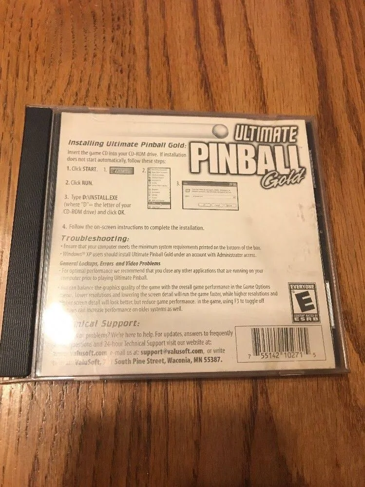Ultimate Pinball Gold [Windows 98] (CD PC Game)
