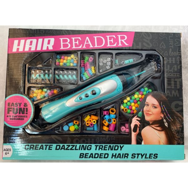 Hair Beader Girls Kids Dazzling Trendy Hair Style Accessories Kit Ages 6+