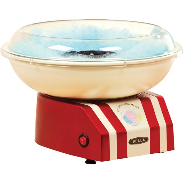 BELLA 13572 Cotton Candy Maker, Red and White