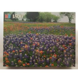 Vintage 1992 Milton Bradley York "Hill Country, Texas" 1500 Piece Jigsaw Puzzle 4335-19