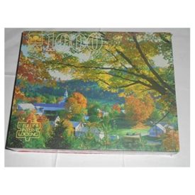 Vintage Golden Guild 1000 Piece Puzzle Fall in East Topsham