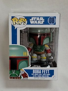 Funko Pop! Movie: Star Wars - Boba Fett Series 2 #08 Blue Box 2011 Vaulted Protector Case