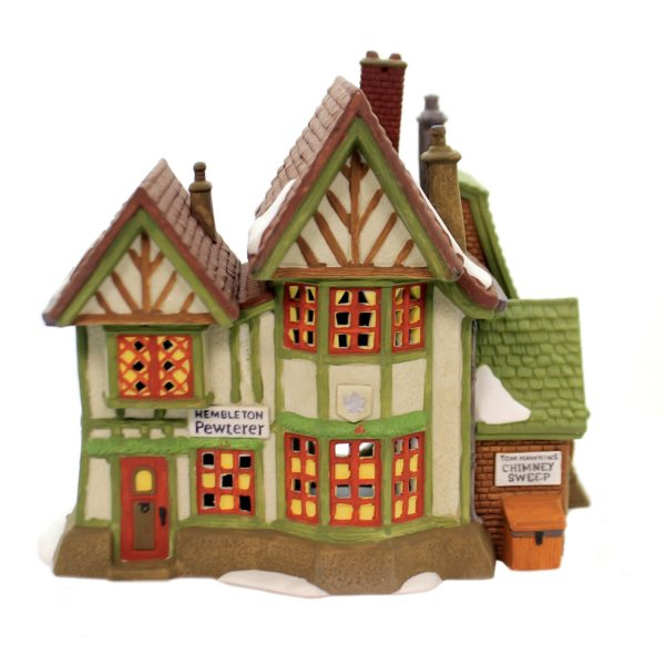 Dept 56 Heritage Dickens Village Lighted House - Hembleton Pewterer 5800-9