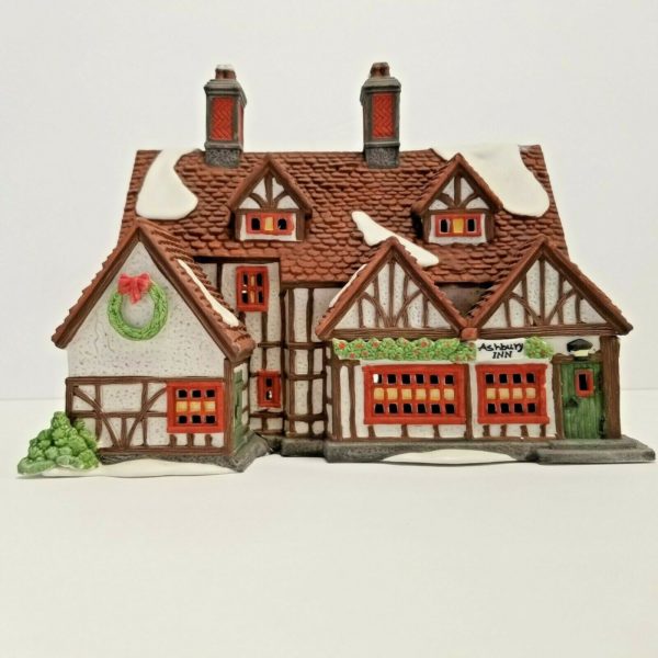 Dept 56 Heritage Dickens Village Lighted House - Ashbury Inn 5555-7