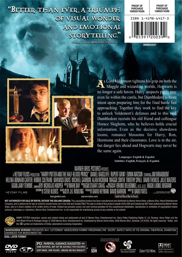 Harry Potter and the Half-Blood Prince (Widescreen Edition) (DVD)