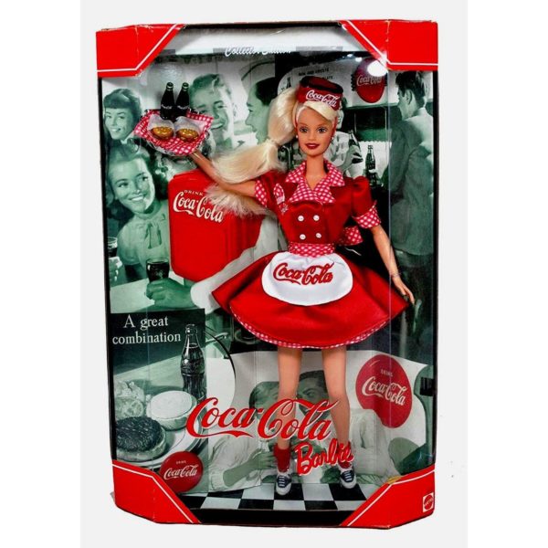 1998 Barbie Collector Edition Coca-Cola Barbie Waitress