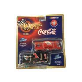 Winner's Circle Coca Cola Diecast Nascar Dale Earnhardt and Dale Earnhardt Jr. 1:64
