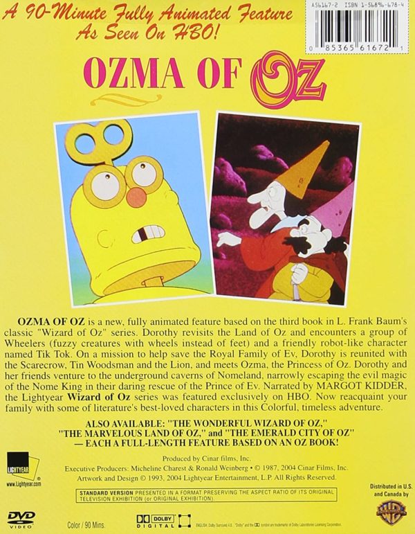 Ozma of Oz (DVD)