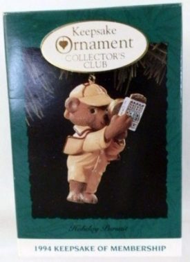 1994 Hallmark Keepsake Ornament Collectors Club Holiday Pursuit QXC4823