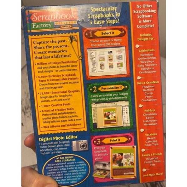 Scrapbook Factory Deluxe Ver 5. (Multimedia CD)