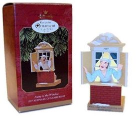 Hallmark 1997 Keepsake of Membership Ornament Away To The Window