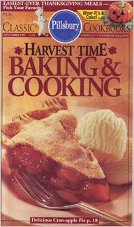 Harvest Time Baking & Cooking - #129 (Pillsbury) (Small Format Staple Bound Booklet)