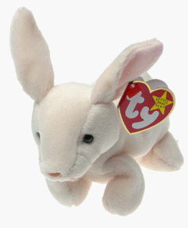 Ty Beanie Baby - Nibbler the Bunny Rabbit