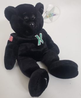 Classic Collecticritters K Millennium Series Beanie Bear Black