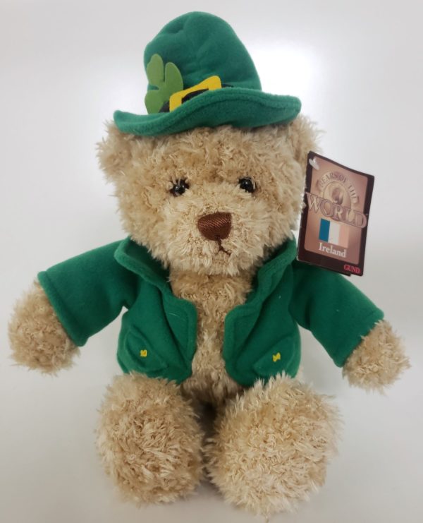 Gund Teddy Bears Of The World Ireland Lucky Collectible Animals Plush 14