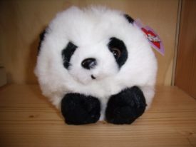 Puffkins Bean Bag Plush - Peter The Panda