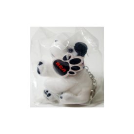 Vintage 1991 Chipper RCA Dog Keyring Bean Bag Plush 4