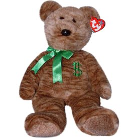 Ty Beanie Buddy - BILLIONAIRE the Bear Plush