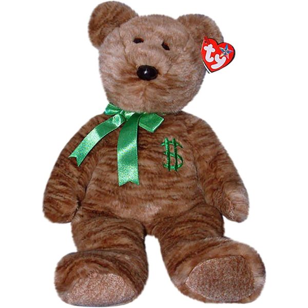 Ty Beanie Buddy - BILLIONAIRE the Bear Plush
