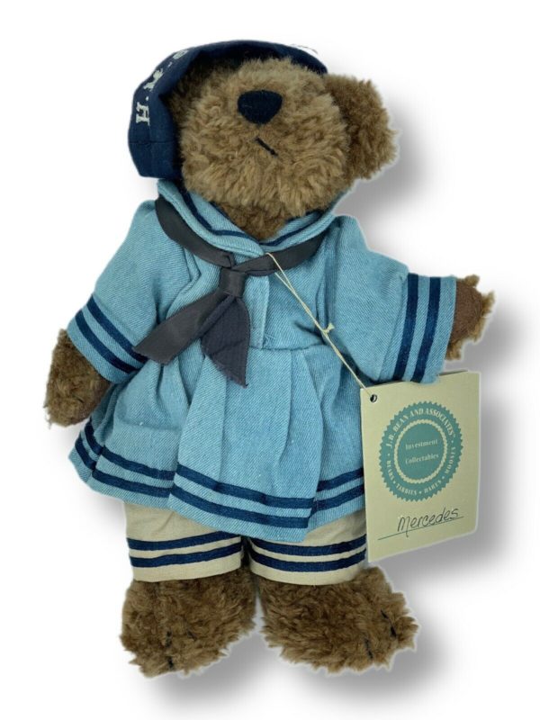 Boyds Bears USS Unbearable Mercedes Nautical Sailor Bear Doll 8"