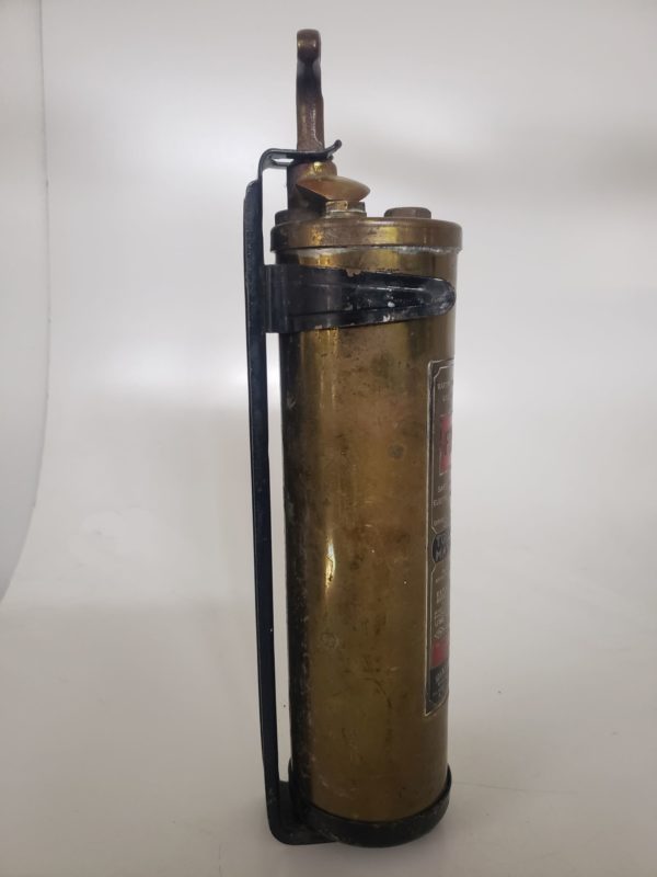 Vintage Circa 1920s-1930s 13" Brass Fyr-Fyter Fire Extinguisher Model A Empty