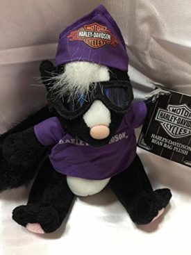 Vintage 1999 Harley Davidson Starke The Skunk Bean Bag Plush