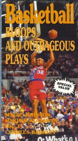 Basketball Bloops and Outrageous Plays [VHS Tape] (1998) Magic Johnson, Hakee...