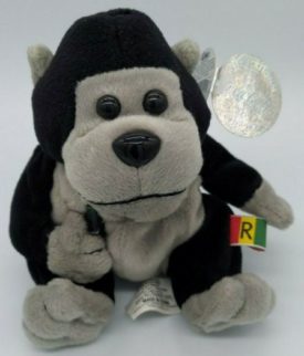 1999 Coca-Cola International RWANDA - RILLY the GORILLA Bean Bag Plush 5.5"