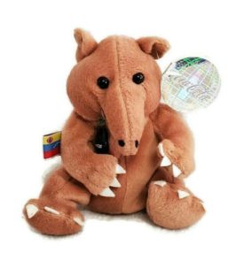 1999 Coca-Cola International VENEZULA - TAPS The TAPIR Bean Bag Plush 5.5"