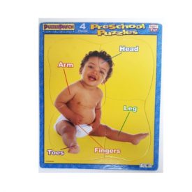 Puzzle Patch Preschool Frame Tray Puzzle 4 Piece - My Body