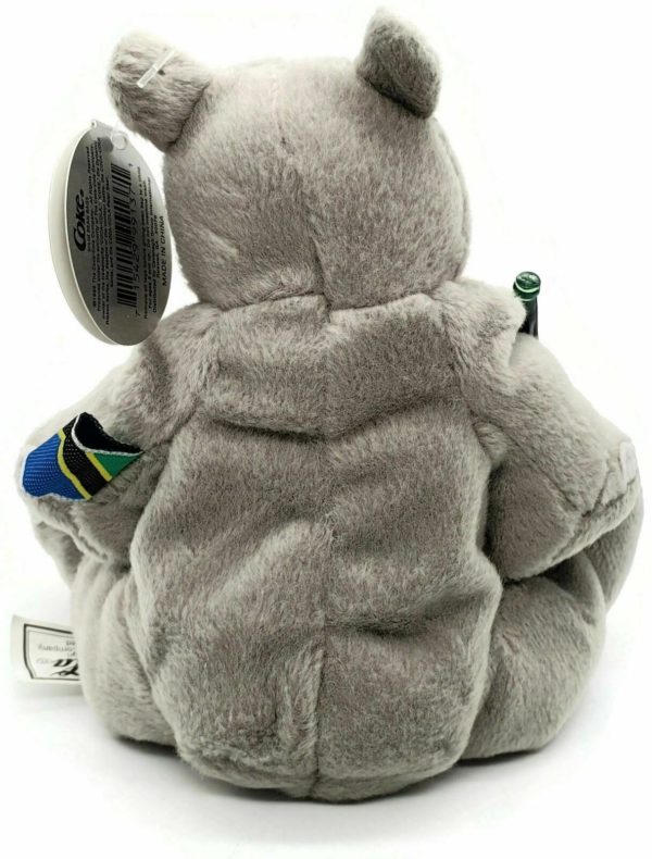 1999 Coca-Cola International TANZANIA - RHINY The RHINO Bean Bag Plush 5.5"