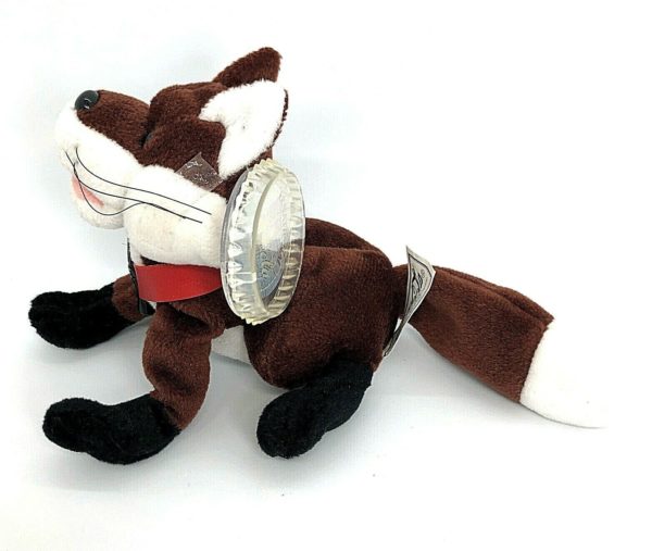 1999 Coca-Cola International GERMANY - FANNIE the FOX Bean Bag Plush 5.5"