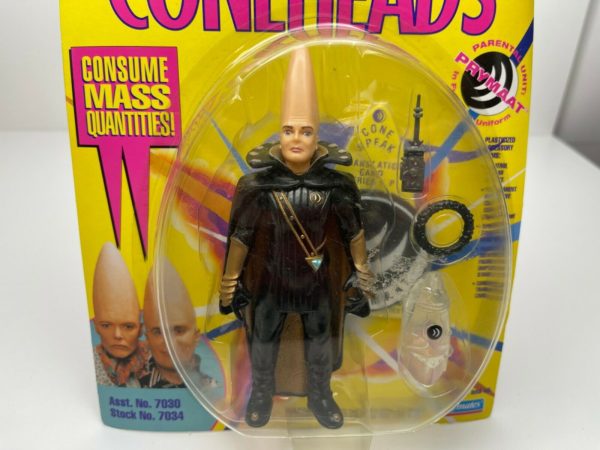 Vintage 1993 Playmates ConeHeads Action Figure - Prymaat In Full Flight Uniform