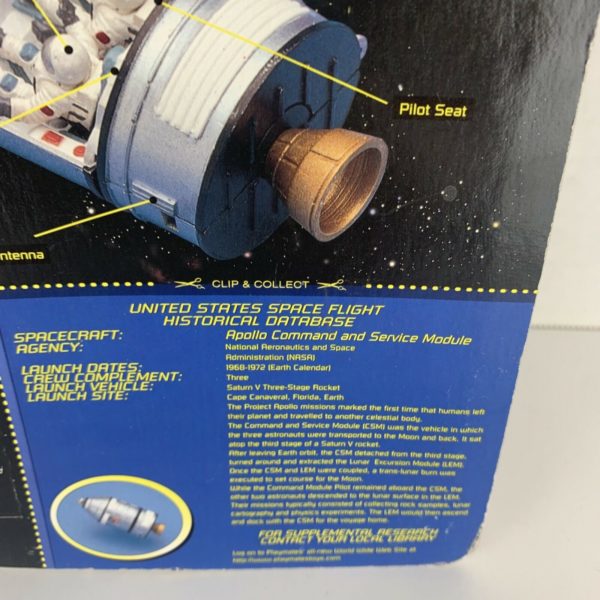 1996 Star Trek Innerspace Series Project Apollo Command & Service Module Mini Playset 6169