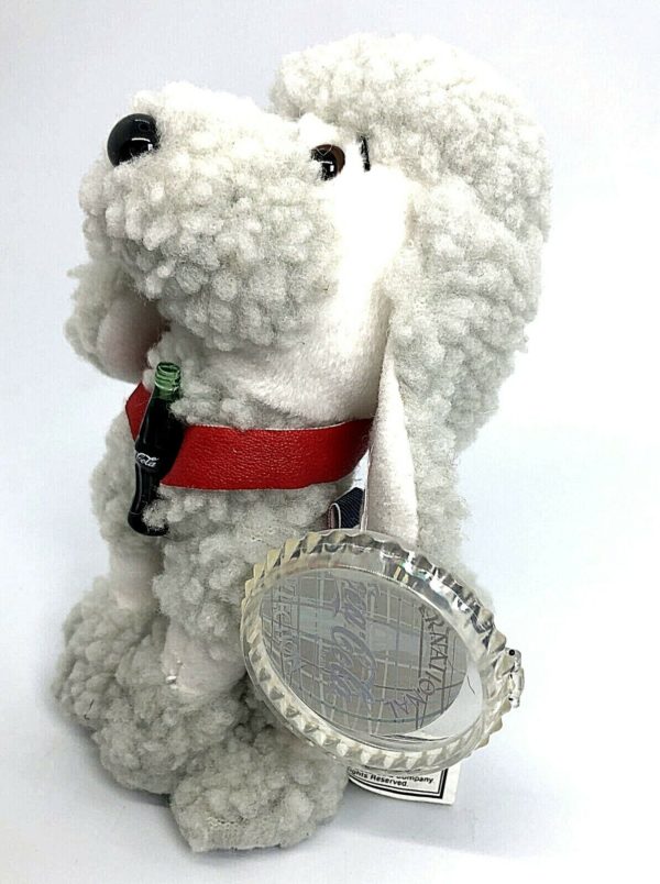 1999 Coca-Cola International FRANCE - STRUDAL The POODLE Bean Bag Plush 5.5"