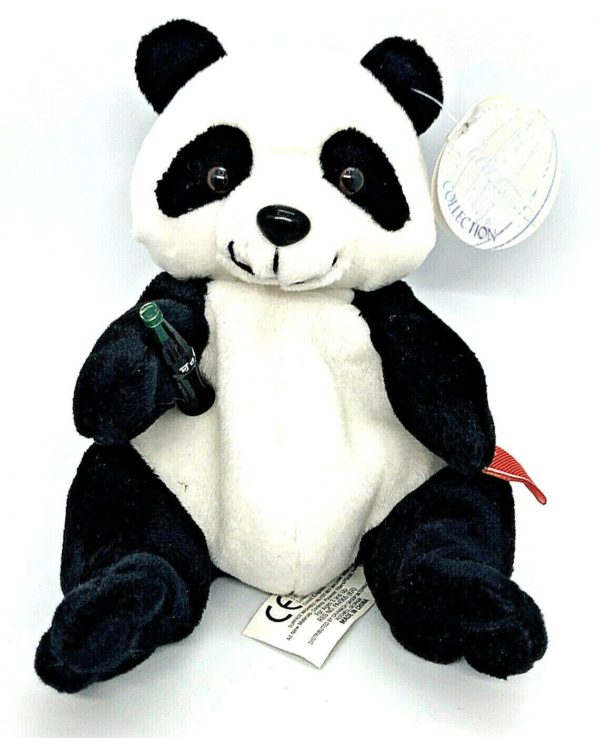 1999 Coca-Cola International CHINA - ZONGSHI The PANDA Bean Bag Plush 5.5"