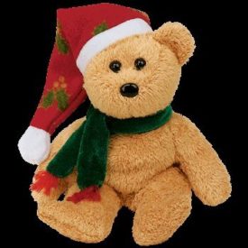 Ty Jingles Beanies 2003 Holiday Teddy the Bear Plush Ornament (4.5 Inch)