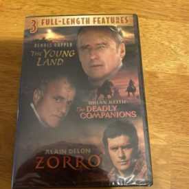3 Movies: The Young Land / The Deadly Companion / Zorro (DVD)