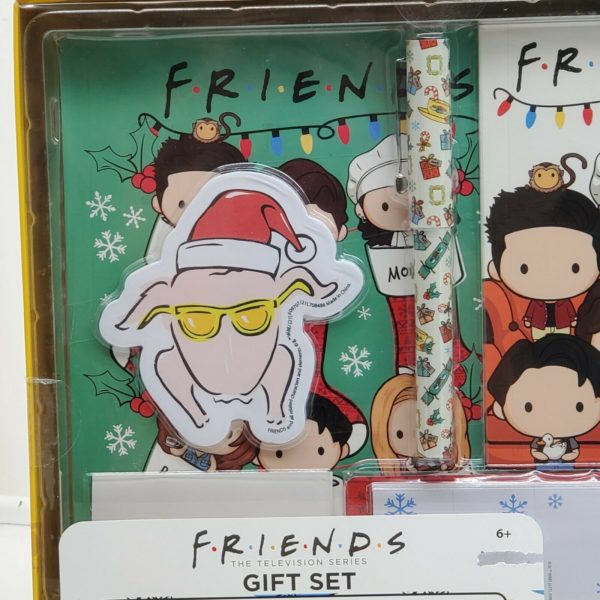 Friends TV Series - Christmas Stationary Gift Set Journal Bookmarks Pad Pen Sticker