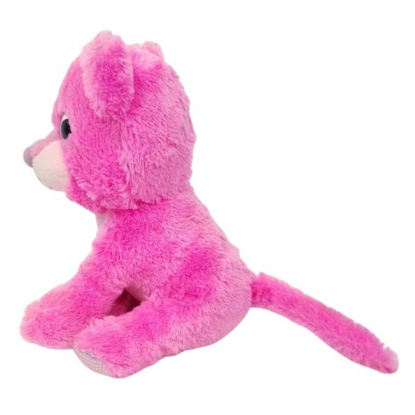 Winkeez Kitten Plush 6" Caitlin The Cat Pink Sparkly Big Eyes