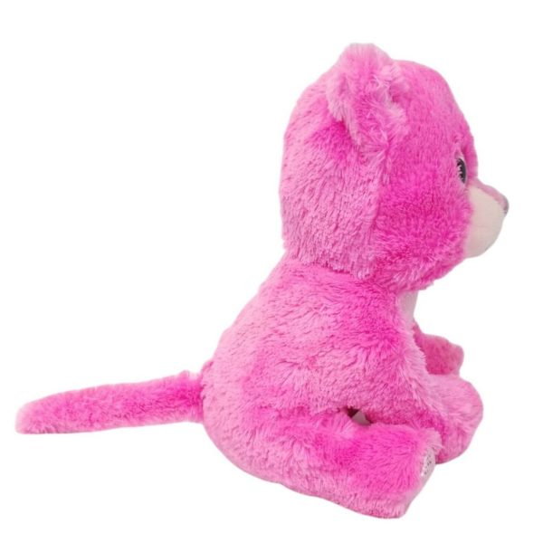 Winkeez Kitten Plush 6" Caitlin The Cat Pink Sparkly Big Eyes