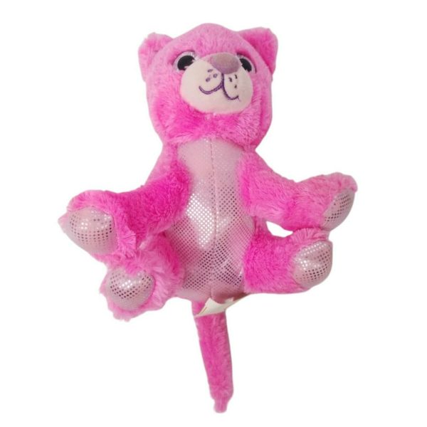 Winkeez Kitten Plush 6" Caitlin The Cat Pink Sparkly Big Eyes