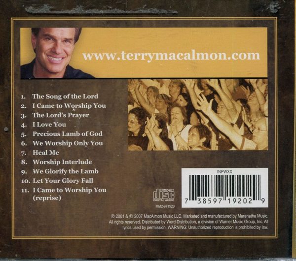 I Came To Worship You (Music CD)