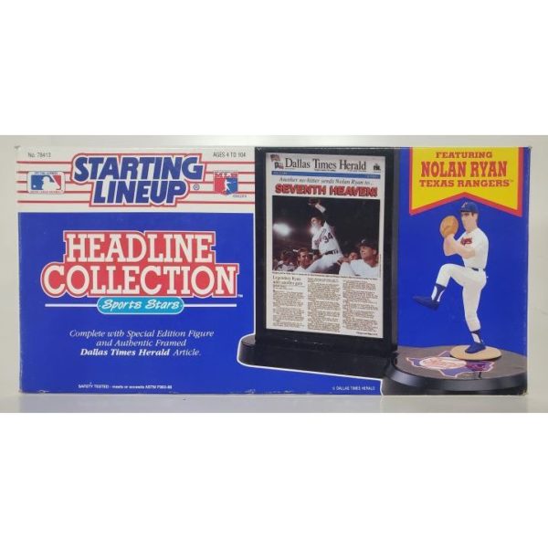 Starting Lineup 1992 Nolan Ryan Texas Rangers Headline Collection