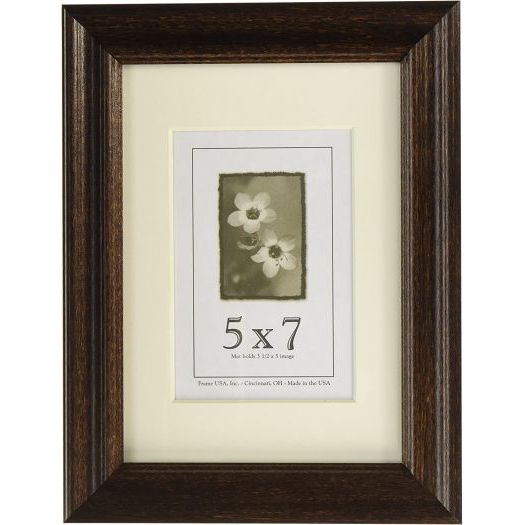 Malden Berkeley Beveled Edge Wood Collage Picture Frame, 7 Opening, 7-4x6