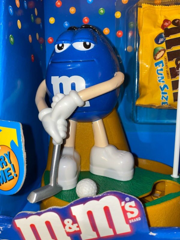 M&M's Puttin' Blue Candy Dispenser - Golfing Blue M&M