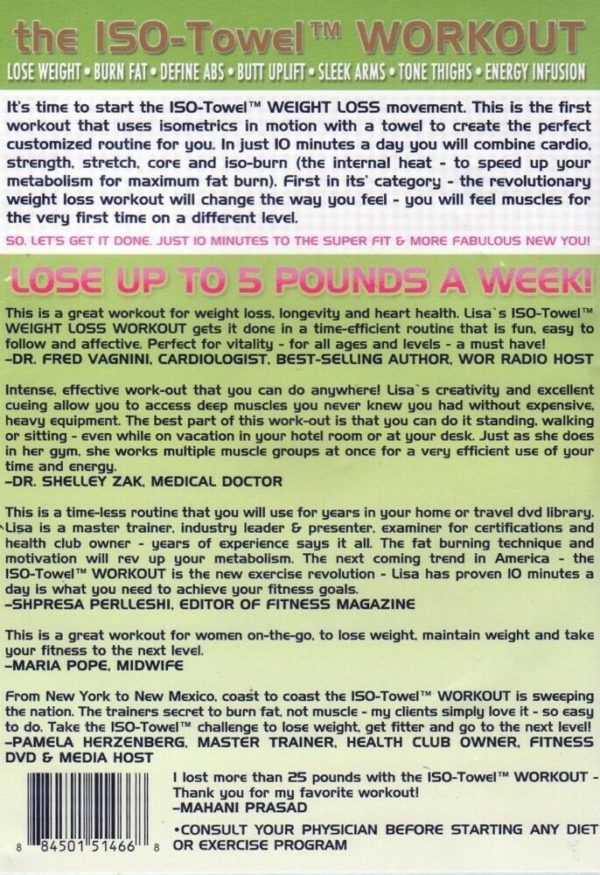 The ISO-Towel Weight Loss Workout (DVD)